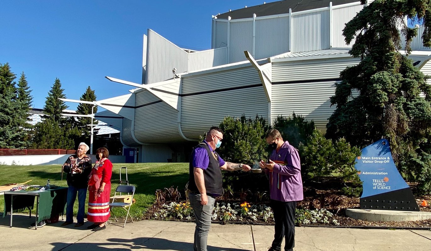 National Indigenous History Month Smudging TELUS World of Science